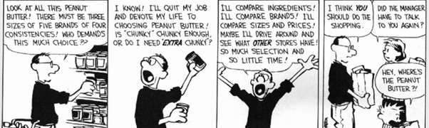 Choice paralysis and learning programming by Jordan Lee (Medium)